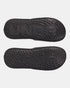 Under Armour Slide's כפכפי אנדר ארמור בצבע שחור לוגו לבן